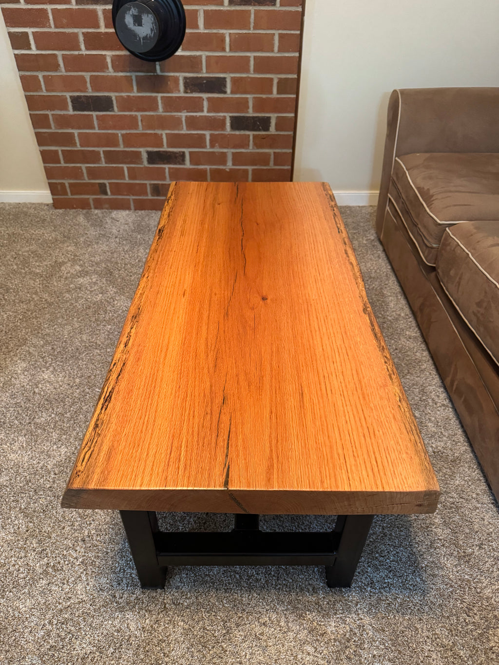 Live Edge Red Oak Coffee Table