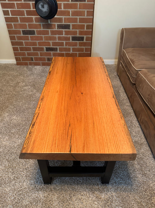 Live Edge Red Oak Coffee Table