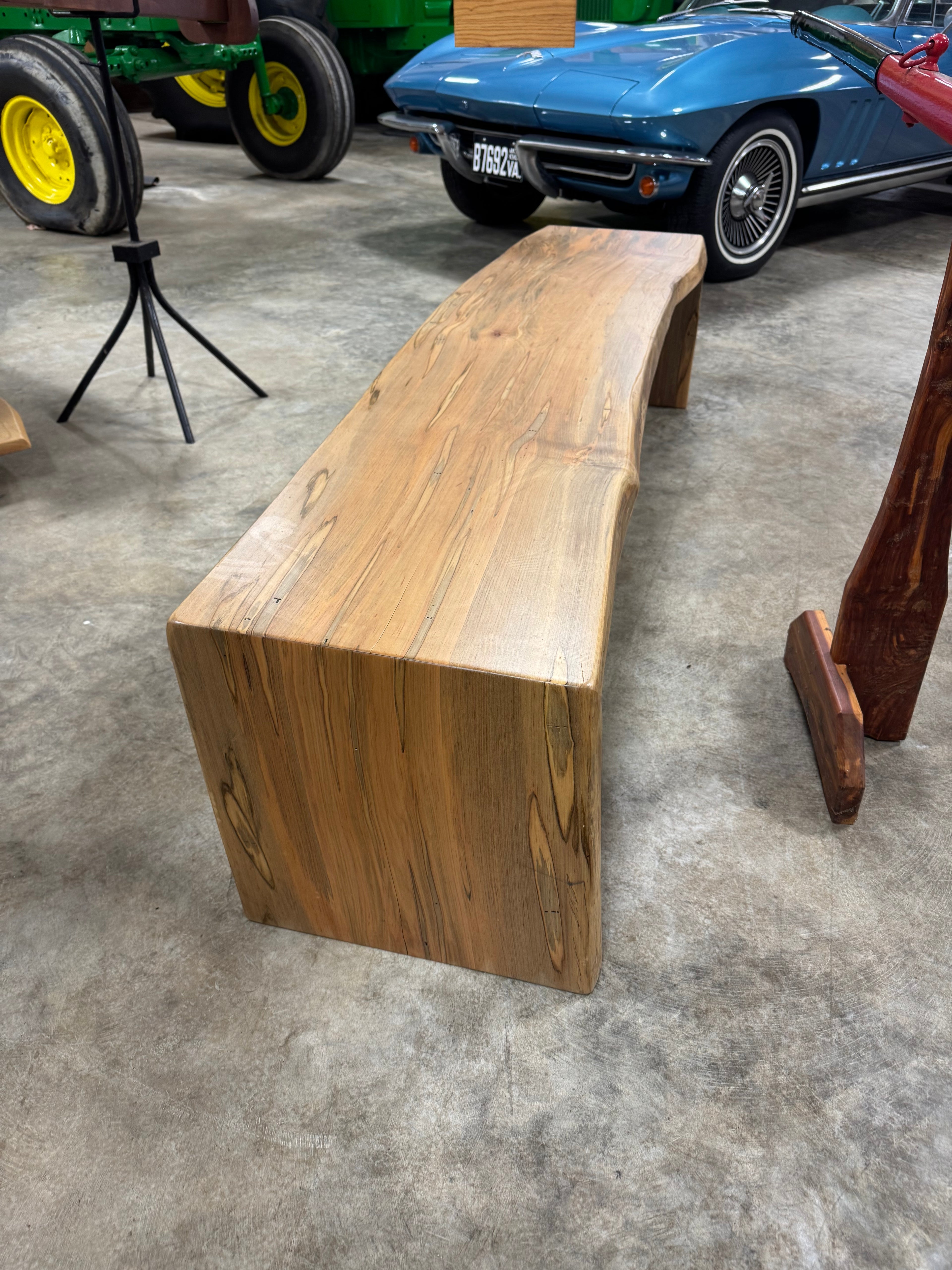 Red Oak Live Edge Bench