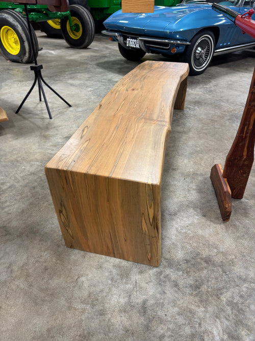 Red Oak Live Edge Bench